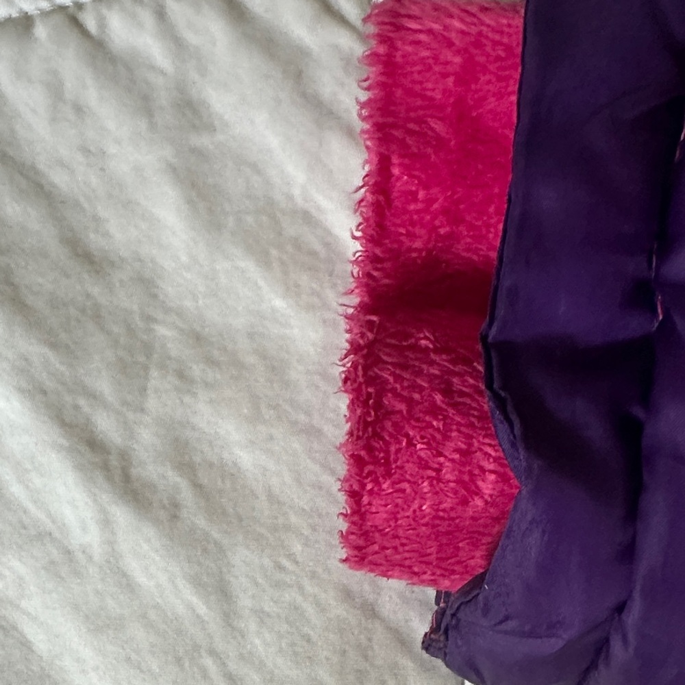 SO Kids Pink/Purple Puffer Jacket- size 4/5 - Picture 6 of 10